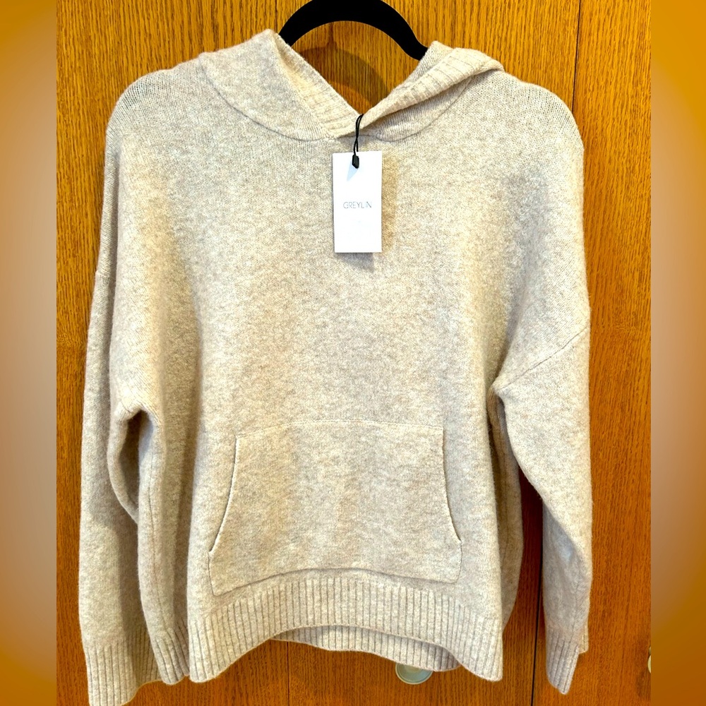 NWT Greylin Anthropologie Brand Women’s Large Oatmeal Hoodie Comfy